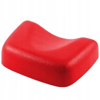Podhlavník do solária měkčený červený